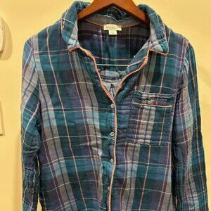 Cozy Sundance Flannel Pajama Set - Size Small